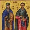 Transfer of the relics of the martyrs Cyrus and John