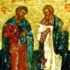 Day of Remembrance of the Holy Martyrs Agathopodus the Deacon and Theodulus the Reader